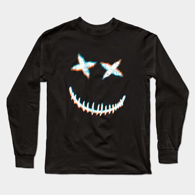 Smile Skeleton Long Sleeve T-Shirt by Insomnia_Project